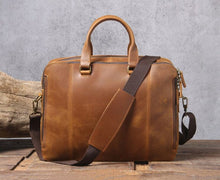 Load image into Gallery viewer, Handmade Vintage Leather Laptop Bag Men Briefcase
