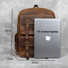 Load image into Gallery viewer, Leather Backpack Men
