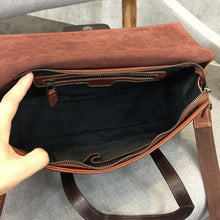 Load image into Gallery viewer, Brown Leather Crossbody Handbag
