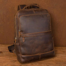 Load image into Gallery viewer, Brown Leather Backpack
