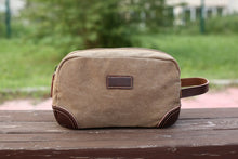Load image into Gallery viewer, Toiletry Bag Groomsmen Gift Canvas Dopp Kit Travel Bag
