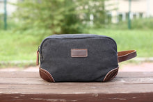 Load image into Gallery viewer, Toiletry Bag Groomsmen Gift Canvas Dopp Kit Travel Bag
