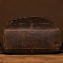 Load image into Gallery viewer, Brown Leather Backpack
