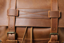 Load image into Gallery viewer, Leather Travel Backpack
