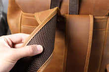 Load image into Gallery viewer, Leather Travel Backpack
