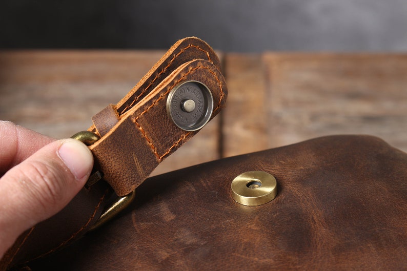 Full Grain Leather Bag Travel Backpack