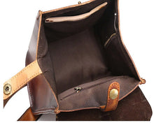 Load image into Gallery viewer, Rustic Cowhide Leather Backpack
