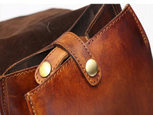 Load image into Gallery viewer, Rustic Cowhide Leather Backpack

