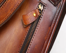 Load image into Gallery viewer, Rustic Cowhide Leather Backpack
