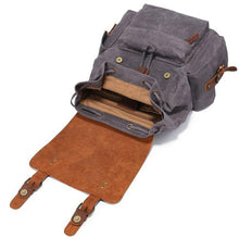 Load image into Gallery viewer, Waxed Canvas Backpack | LATVIA

