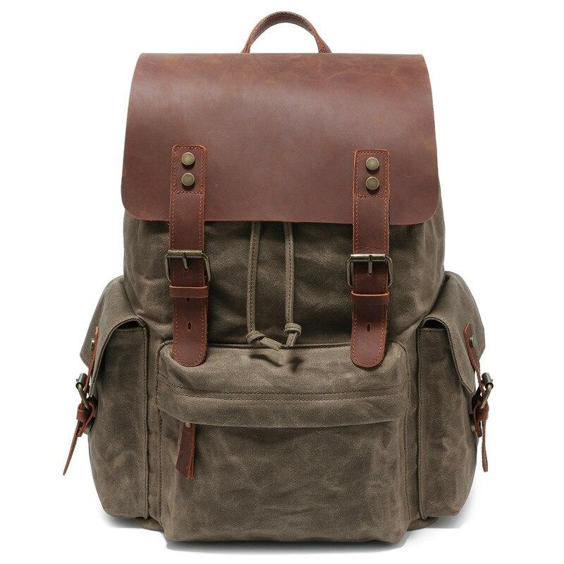 Waxed Canvas Backpack | LATVIA