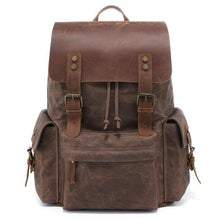 Load image into Gallery viewer, Waxed Canvas Backpack | LATVIA
