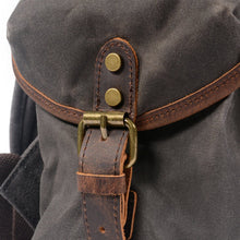 Load image into Gallery viewer, Canvas Leather Backpack
