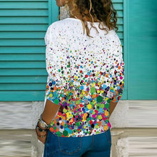 Load image into Gallery viewer, White Long Sleeve Printed Top
