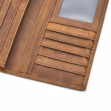 Load image into Gallery viewer, The Pathfinder Bifold Wallet Genuine Leather Pocket Book
