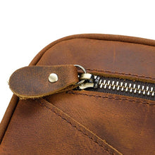 Load image into Gallery viewer, Classic Genuine Leather Travel Toiletry Bag

