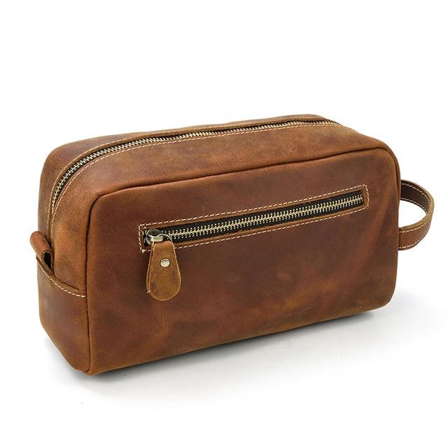 Wanderer Toiletry Bag Genuine Leather Toiletry Bag