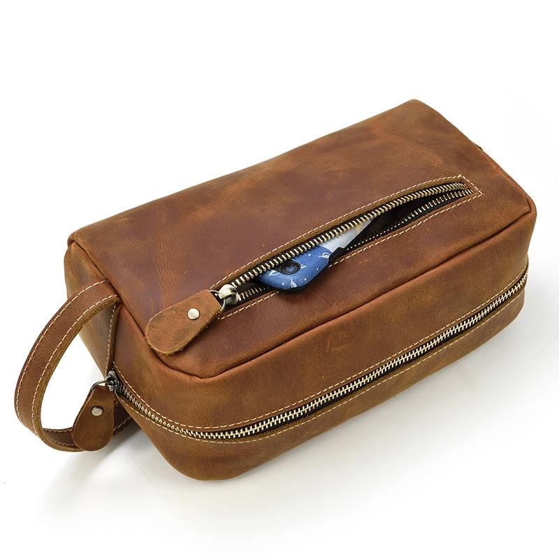 Wanderer Toiletry Bag Genuine Leather Toiletry Bag