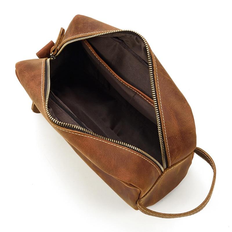 Wanderer Toiletry Bag Genuine Leather Toiletry Bag