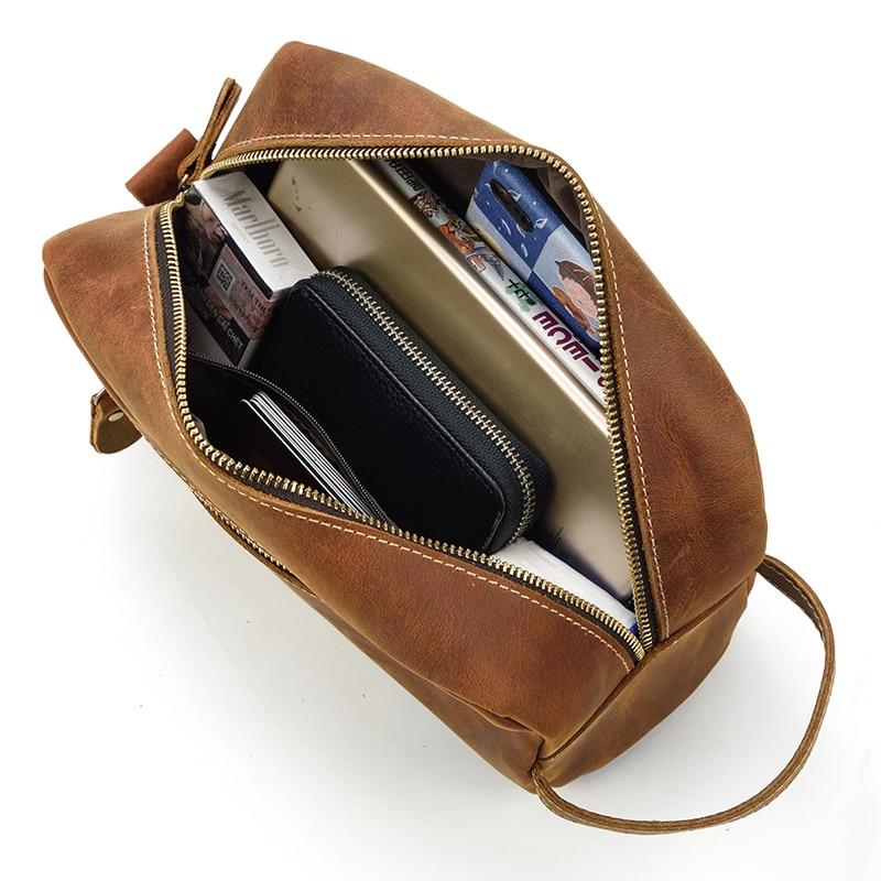 Wanderer Toiletry Bag Genuine Leather Toiletry Bag