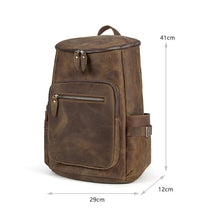 Load image into Gallery viewer, Faulkner Handcrafted Leather Backpack
