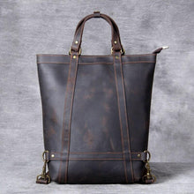 Load image into Gallery viewer, Handmade Vintage Leather Backpack

