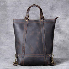 Load image into Gallery viewer, Handmade Vintage Leather Backpack
