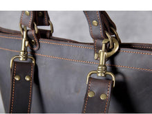 Load image into Gallery viewer, Handmade Vintage Leather Backpack
