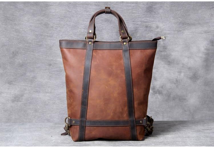 Handmade Vintage Leather Backpack