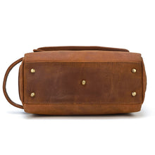 Load image into Gallery viewer, Leather Dopp Kit Handmade Leather Toiletry Bag
