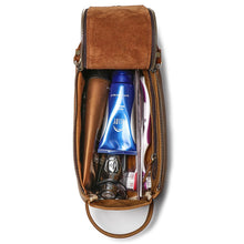 Load image into Gallery viewer, Leather Dopp Kit Handmade Leather Toiletry Bag
