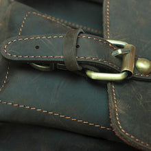 Load image into Gallery viewer, Crossbody Vintage Camera Leather Messenger Bag
