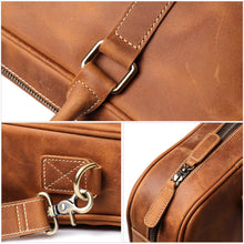 Load image into Gallery viewer, Leather Laptop Bag  Vintage Leather Briefcase

