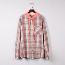 Load image into Gallery viewer, Unstoppable Soul Plaid Print Hoodie
