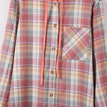 Load image into Gallery viewer, Unstoppable Soul Plaid Print Hoodie
