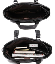 Load image into Gallery viewer, Baldwin Black Leather Business Bag

