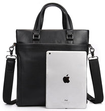 Load image into Gallery viewer, Baldwin Black Leather Business Bag
