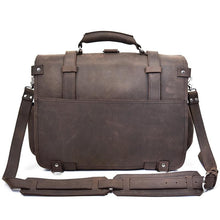 Load image into Gallery viewer, Large Capacity Vintage Leather Messenger Bag
