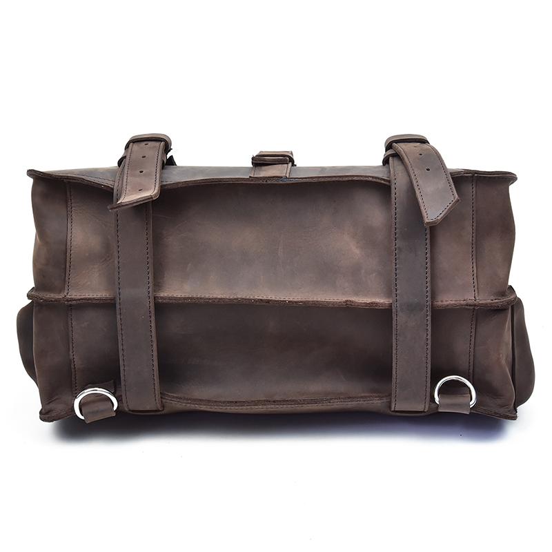Large Capacity Vintage Leather Messenger Bag