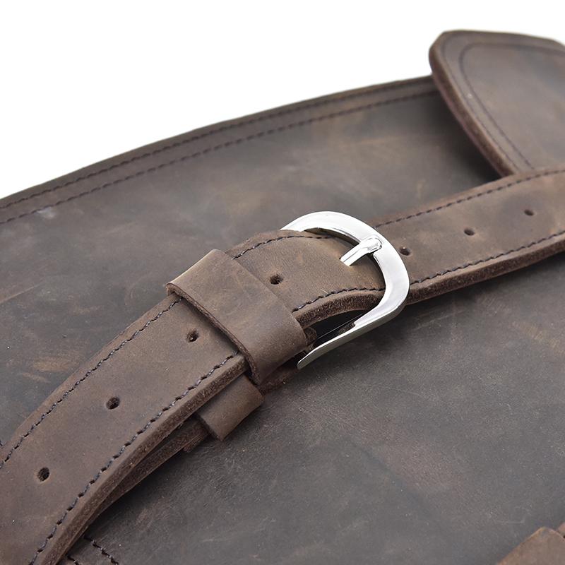 Large Capacity Vintage Leather Messenger Bag