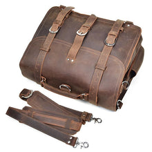 Load image into Gallery viewer, Large Capacity Vintage Leather Messenger Bag
