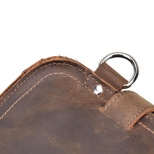 Load image into Gallery viewer, Large Capacity Vintage Leather Messenger Bag
