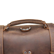 Load image into Gallery viewer, Large Capacity Vintage Leather Messenger Bag
