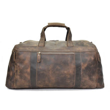 Load image into Gallery viewer, Large Capacity Leather Duffle Bag Weekender
