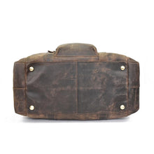 Load image into Gallery viewer, Large Capacity Leather Duffle Bag Weekender
