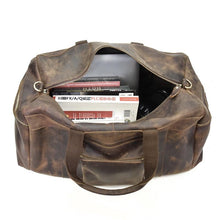 Load image into Gallery viewer, Large Capacity Leather Duffle Bag Weekender
