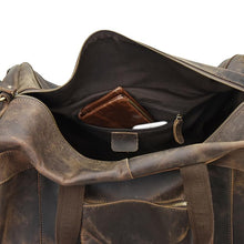 Load image into Gallery viewer, Large Capacity Leather Duffle Bag Weekender
