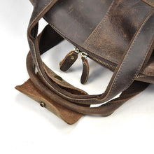 Load image into Gallery viewer, Large Capacity Leather Duffle Bag Weekender
