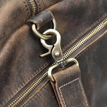 Load image into Gallery viewer, Large Capacity Leather Duffle Bag Weekender
