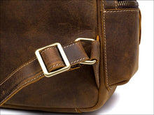 Load image into Gallery viewer, Brown Genuine Vintage Leather Backpack
